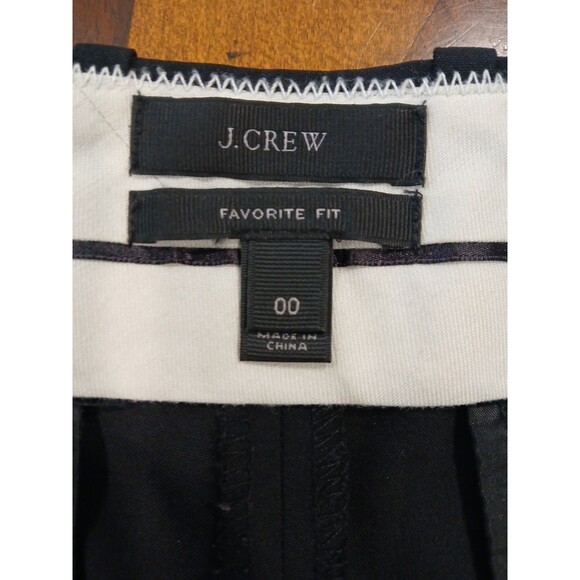 J. Crew Favorite Fit Wool Pants Tollegno 1900 Made in Italy Size 00 Excellent - Picture 7 of 10